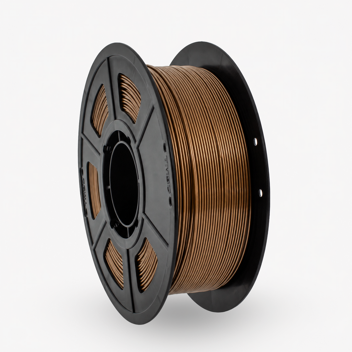 Bronze PETG 3D Printer Filament with a diameter of 1.75mm on a 1KG Spool.